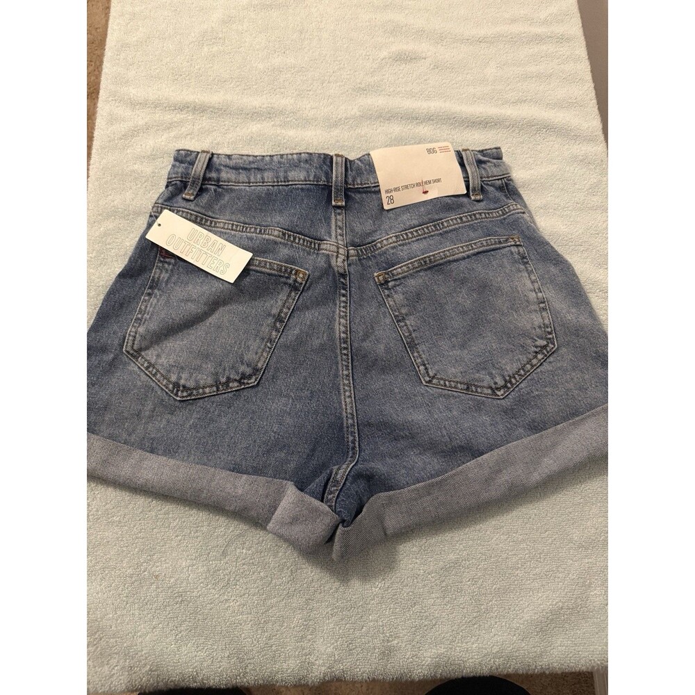 BDG Urban Outfitters High-Rise Stretch Roll Hem Short Size 28 - Picture 4 of 5